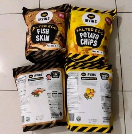 

Irvins Ed Egg Fish Skin Dan Potato Chip (230G)