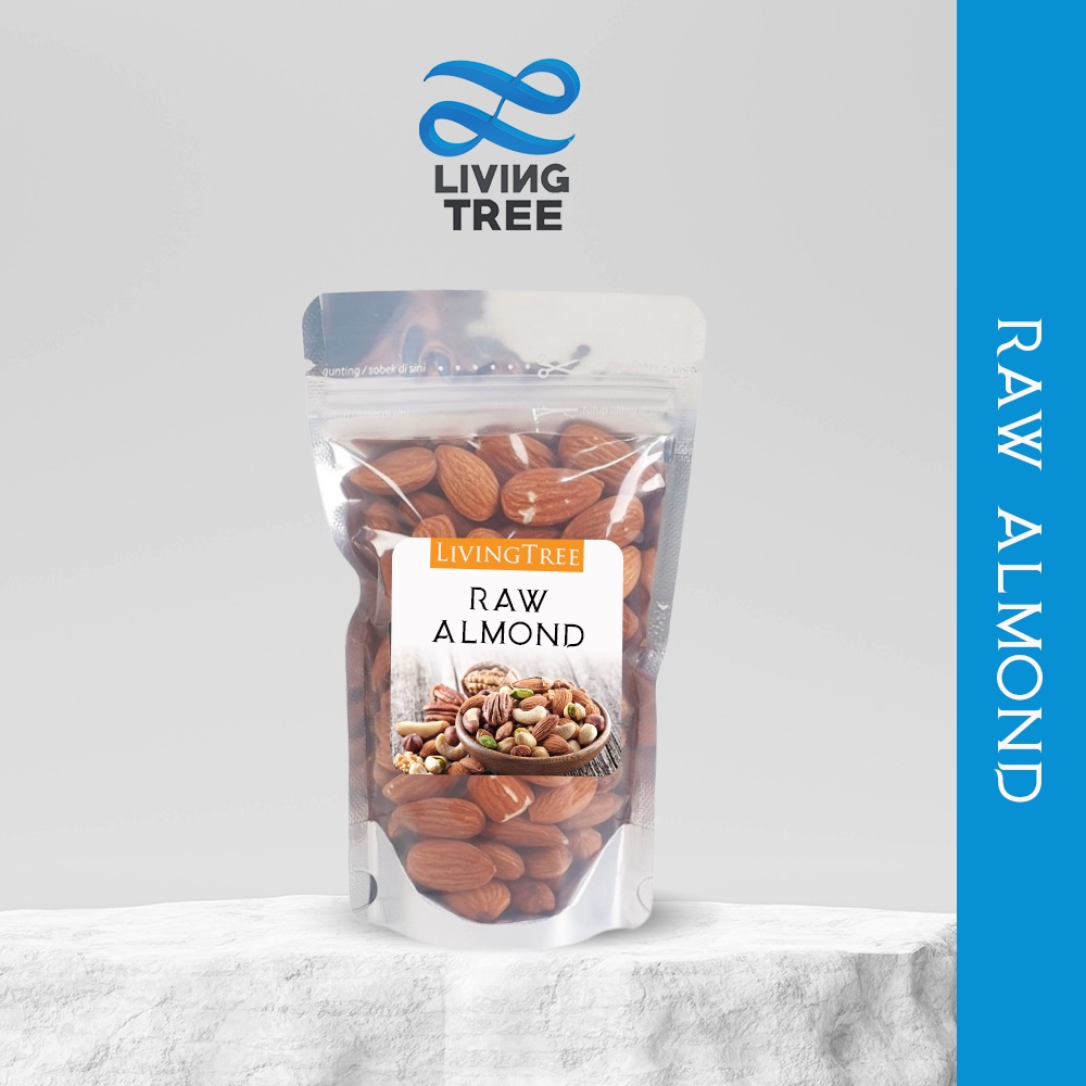 

Kacang Almond 500 Gram Mentah Tanpa Kulit