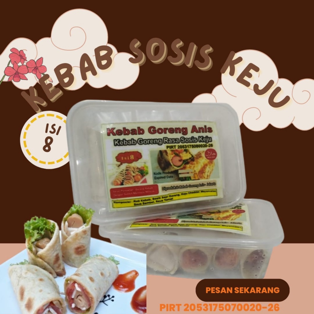 

Kebab Frozen Sosis Keju