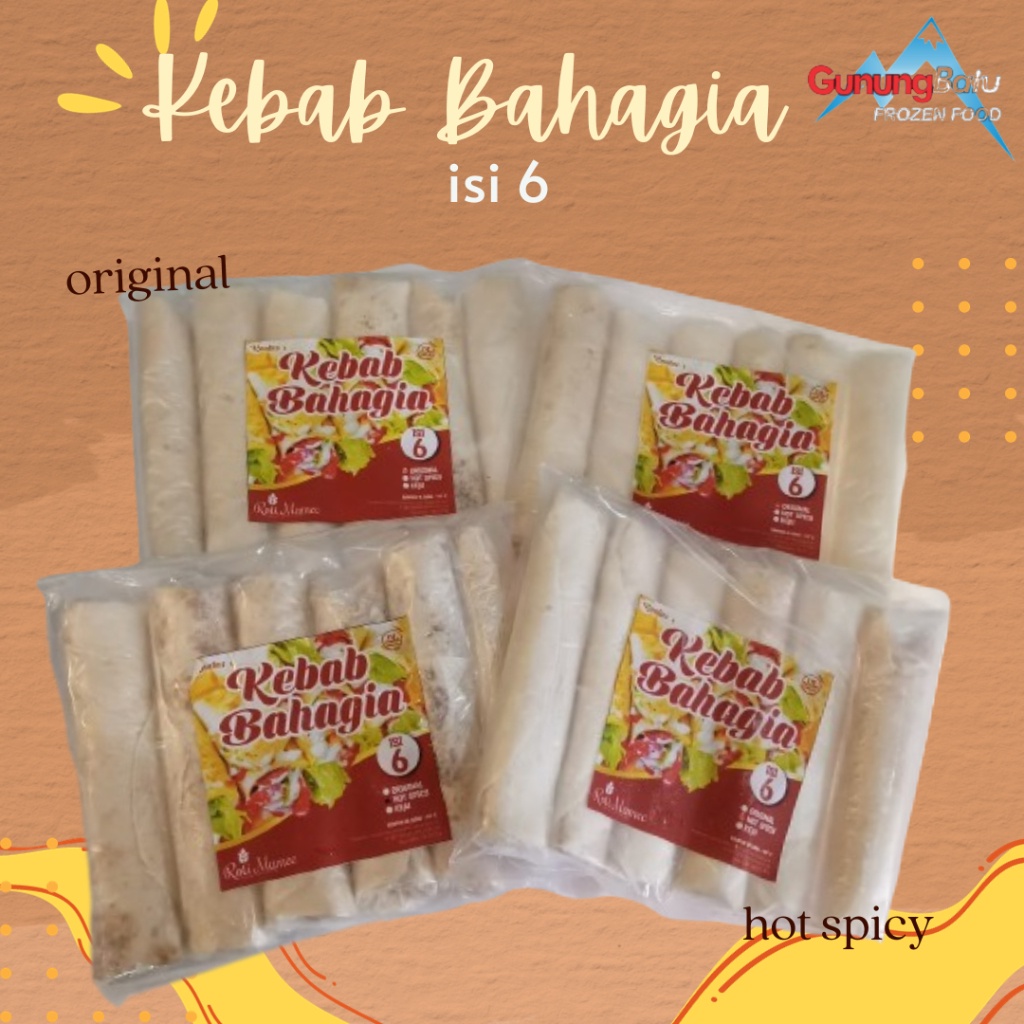 

Kebab Bahagia Isi 6 By Roti Mamee