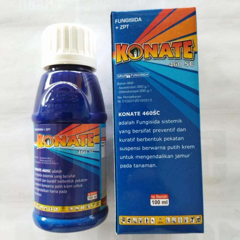 Fungisida KONATE 460SC 100ml, obat fungisida sistemik busuk daun,akar,buah