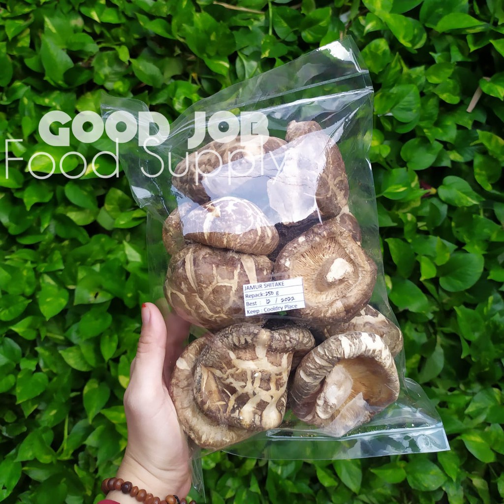 

Jamur Shitake Kering 250 G - Mushroom - Jamur Jepang