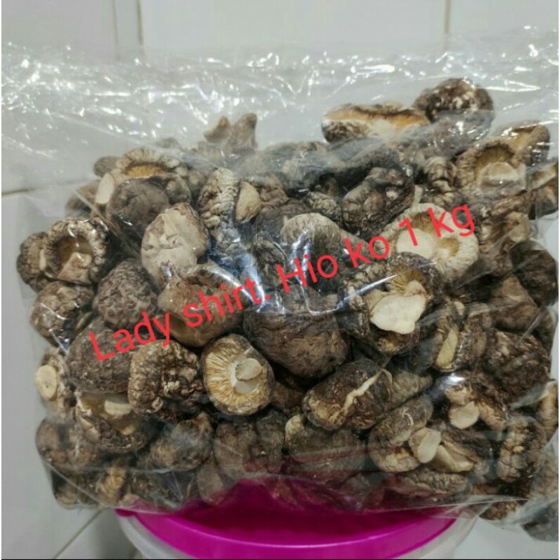 

Hio Ko / Hioko 1 Kg (Jamur Shitake Kering) Mushroom Shitake