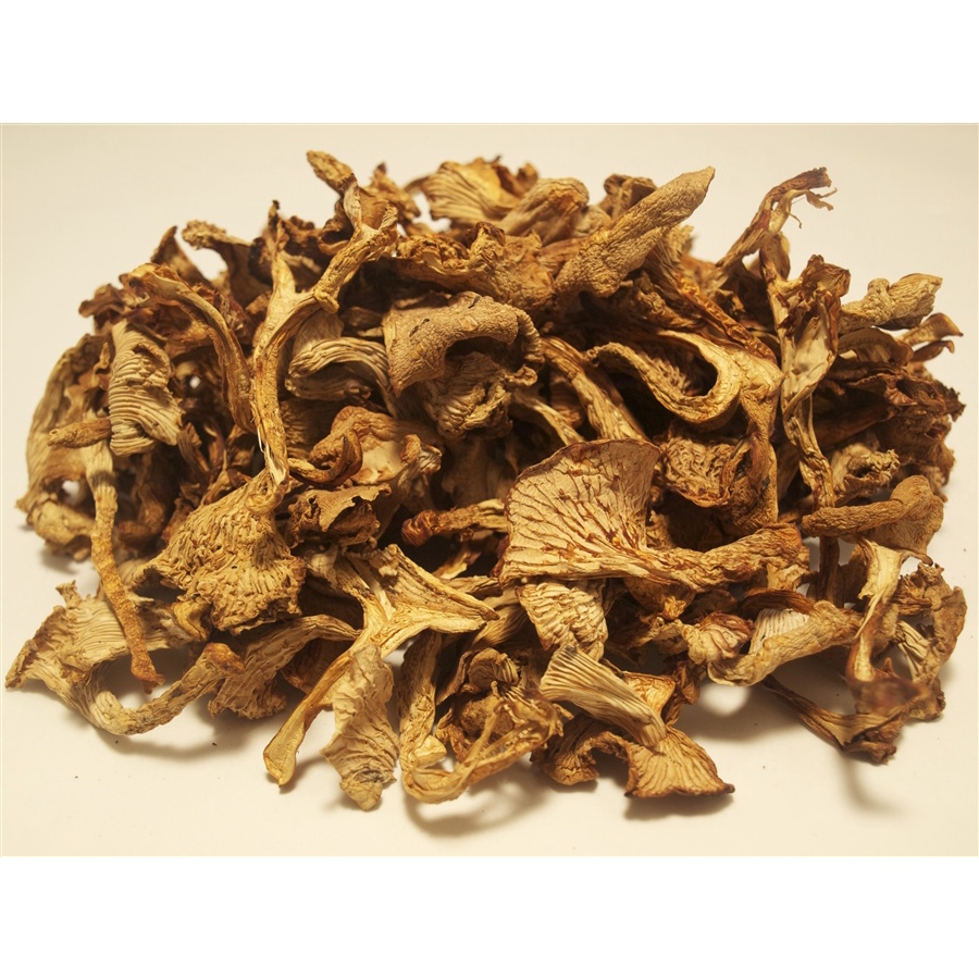 

Dried Wild Chanterelle Mushrooms Grade 10Gr Jamur Kering Chanterelle Emas Usa