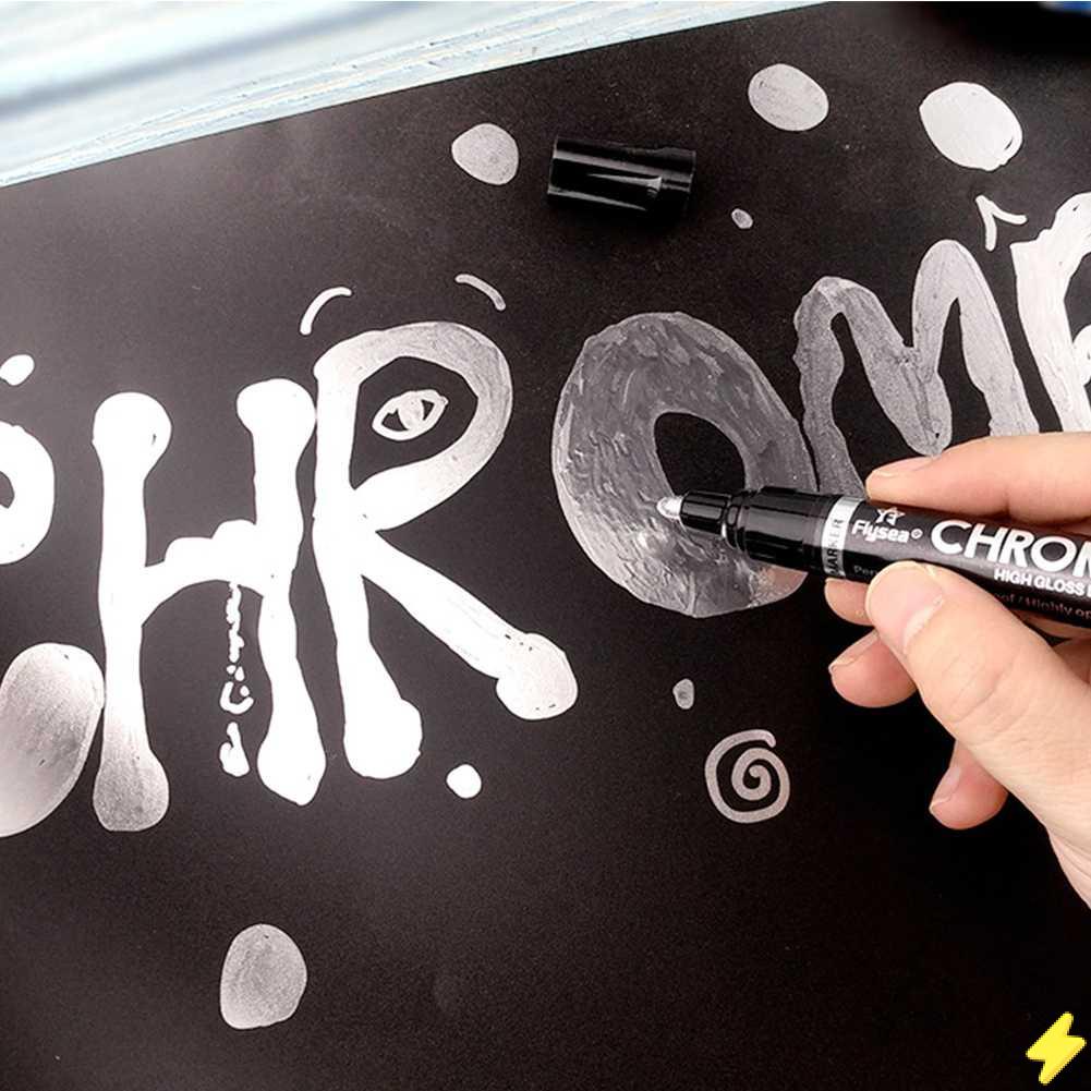 

[PROMO] SHANDS Spidol Permanen Marker Metallic Chrome Waterproof 2mm - S346