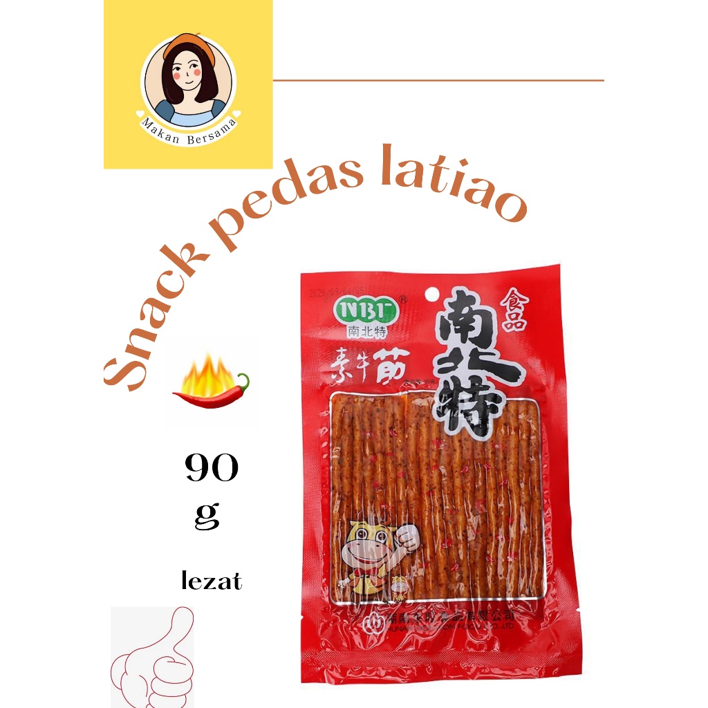 

[Halal] Calan Sna Latiao/ Tesu Beef Tendon 90G Tas Spesial Strip Pedas