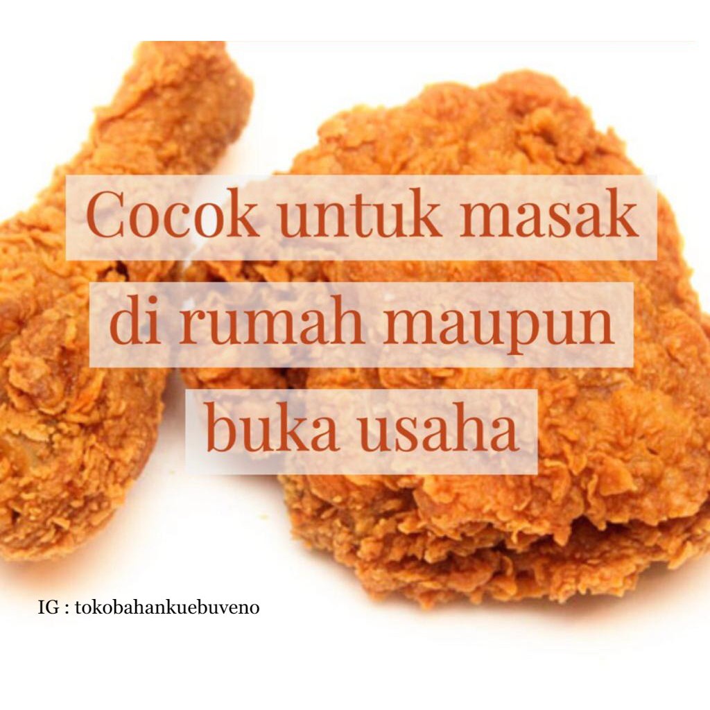 

Paket Tepung Ayam Goreng Fried Chien 1 Kg Marinasi+Tepung Siap Pakai