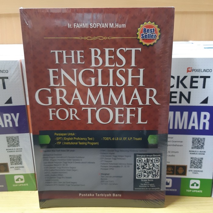 

NEW Buku The Best English Grammar For TOEFL Fahmi Sofyan
