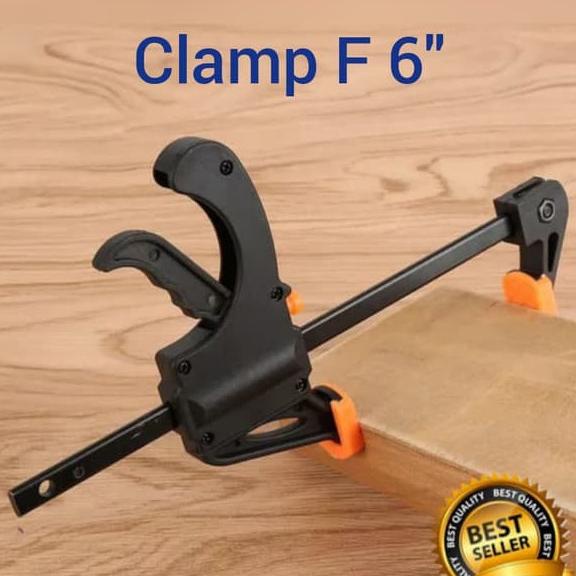 DELLAS F clamp F 6 inch catok klem catok perekat clem clamp 6in murah bagus