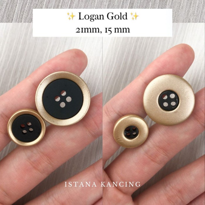 Kancing Kemeja Lubang 4 Pria Wanita Unik Cantik Keren Lusinan Berkualitas
