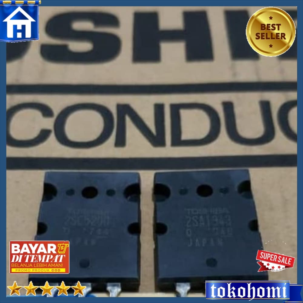 Transistor Toshiba 2Sc5200 2Sa1943 5200 1943 C5200 A1943