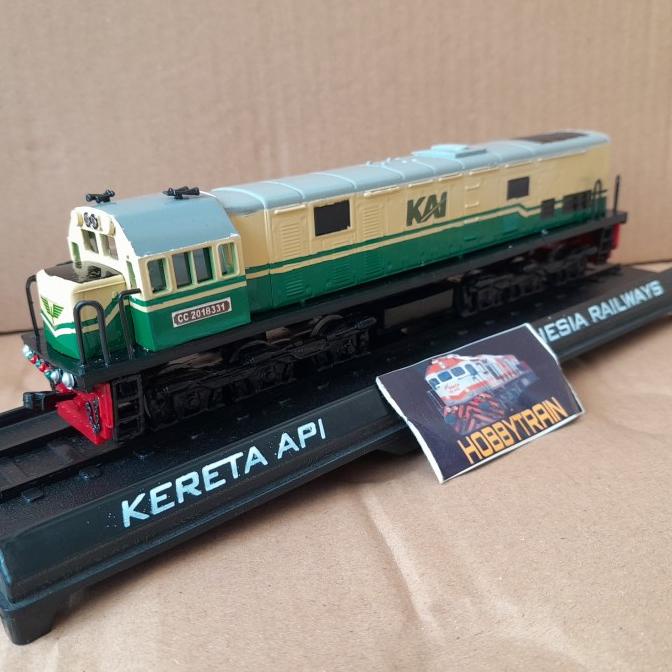 New Miniatur Kereta Api Indonesia Cc20145 Pjka 75 Kai Produk Agung Craft Limited Edition