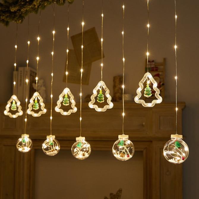 

Terbaru Lampu Tirai Natal 3M Led Lampu Bola Natal Dekorasi Christmas Light Set Terbaik