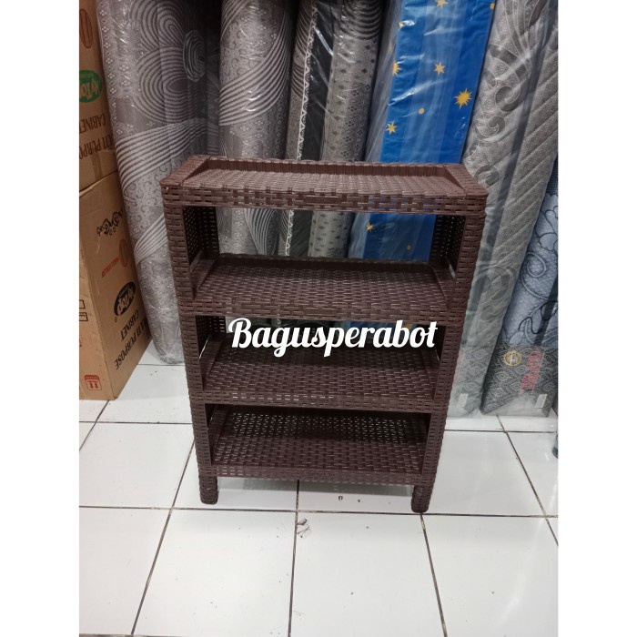 rak sepatu plastik 5 susun
