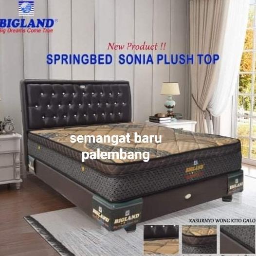 best seller] springbed bigland Sonia plushtop matras kasur spring bed murah plush