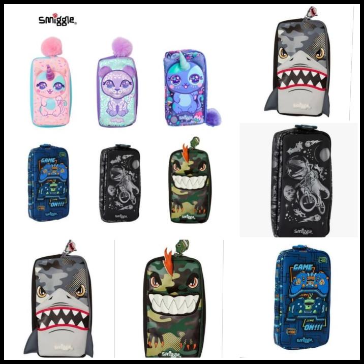 

BEST DEAL SMIGGLE POCKET PENCIL CASE KYLIE, LESLIE, SWEET, SHARK, SEAHORSE/KADO !!!!!!!