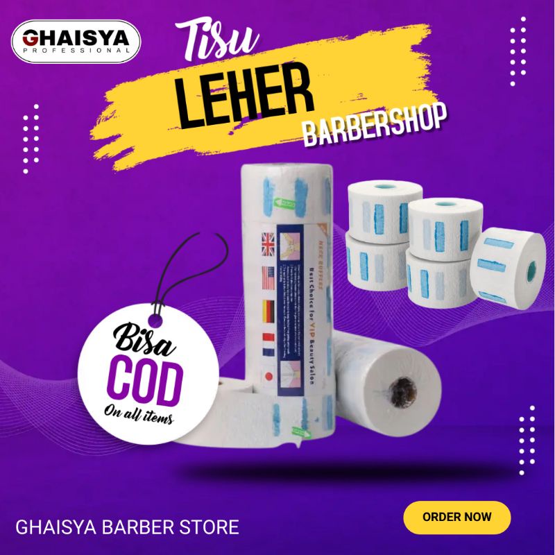 Tisu Leher Barbershop / Neck Paper Barbershop 100 lembar