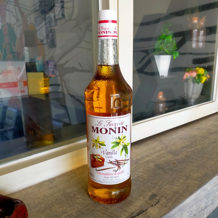 

monin vanilla syrup 1000ml / 1 liter