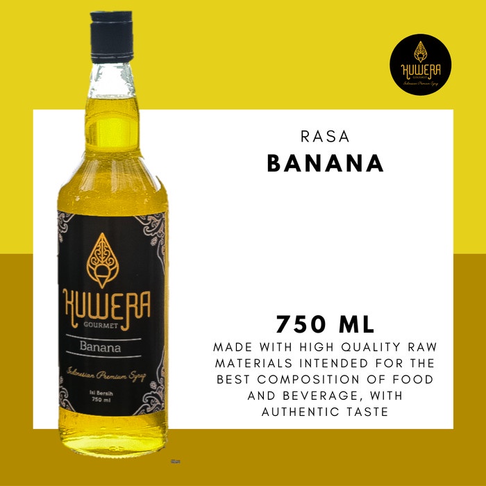 

Sirup Banana I Kuwera Syrup I 750 ml