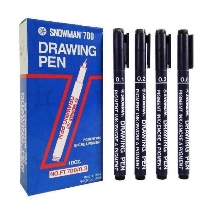 

Termantab] Snowman Drawing Pen FT 700