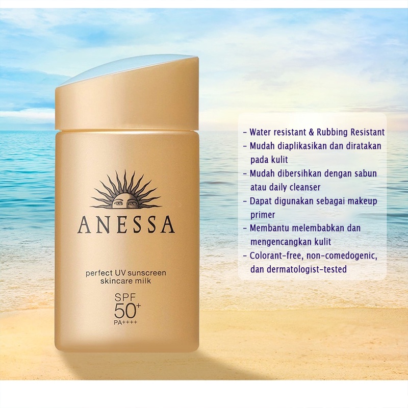Anessa Perfect Uv Sunscreen Skincare Lk Spf 50+ Pa++++ Sunscreen 60Ml