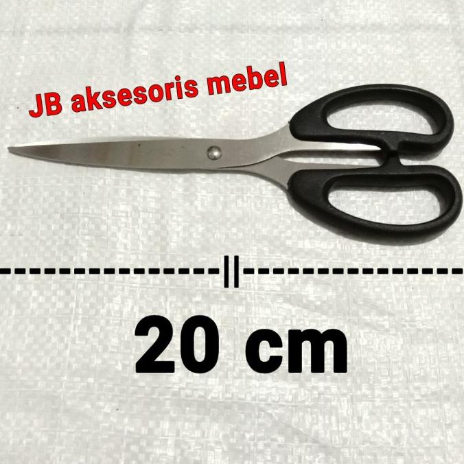 

```````] GUNTING KERTAS 20 cm STAINLESS STEEL