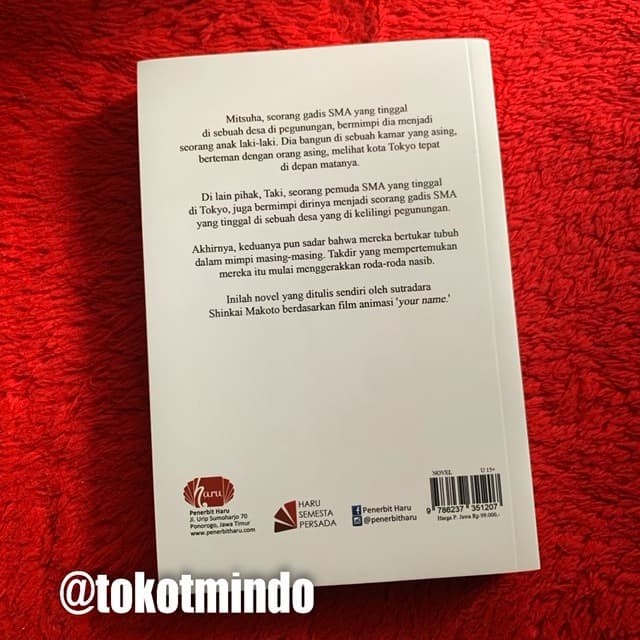 

NEW Novel your name. (Shinkai Makoto)