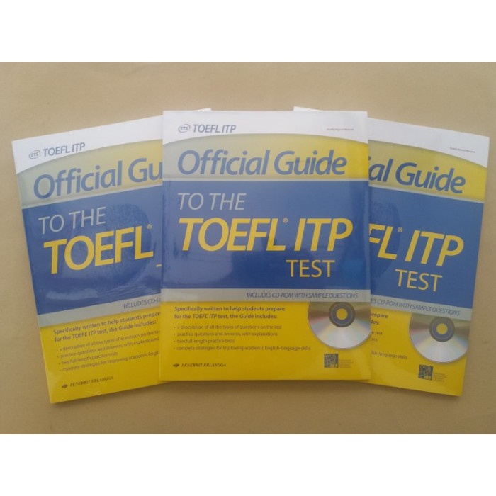 

NEW Buku Official Guide To The TOEFL ITP Test + CD Original