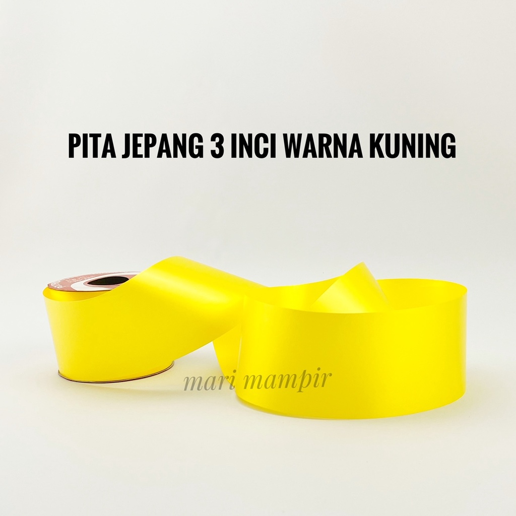 

PITA JEPANG / KADO 3 INCI 7 CM WARNA KUNING