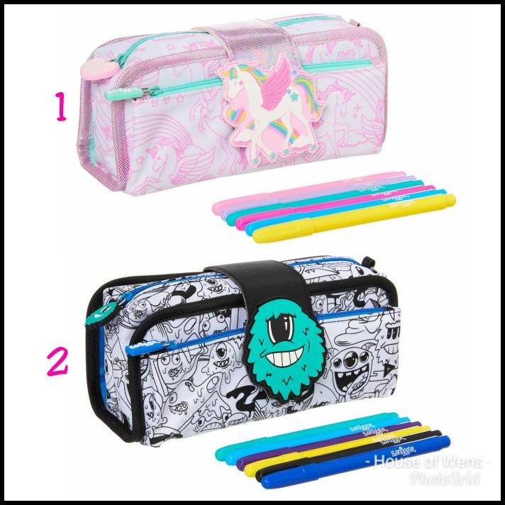 

DISKON SMIGGLE FLASHY DIY PENCIL CASE - TEMPAT PENSIL SMIGGLE