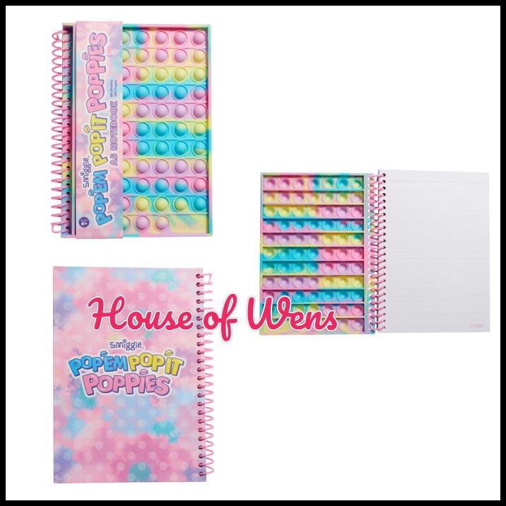 

BEST DEAL SMIGGLE POPEM POPIT POPPIESS A5 NOTEBOOK ORIGINAL !!!