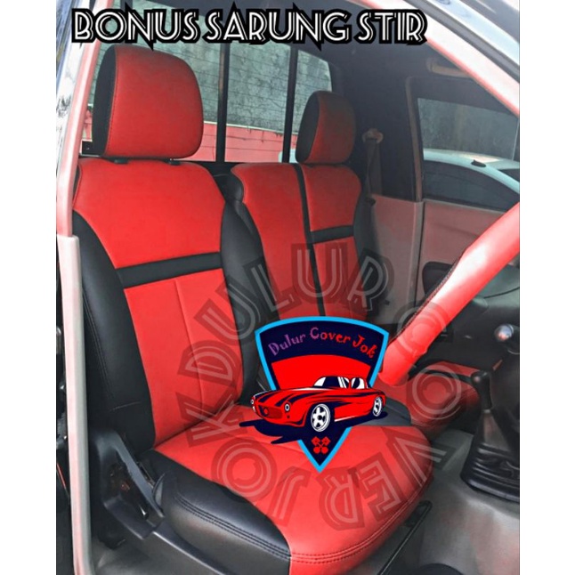 Sarung jok mobil Mitsubishi Strada Triton single cabin - Hilux SC - Panther - Cover jok mobil Hilux 