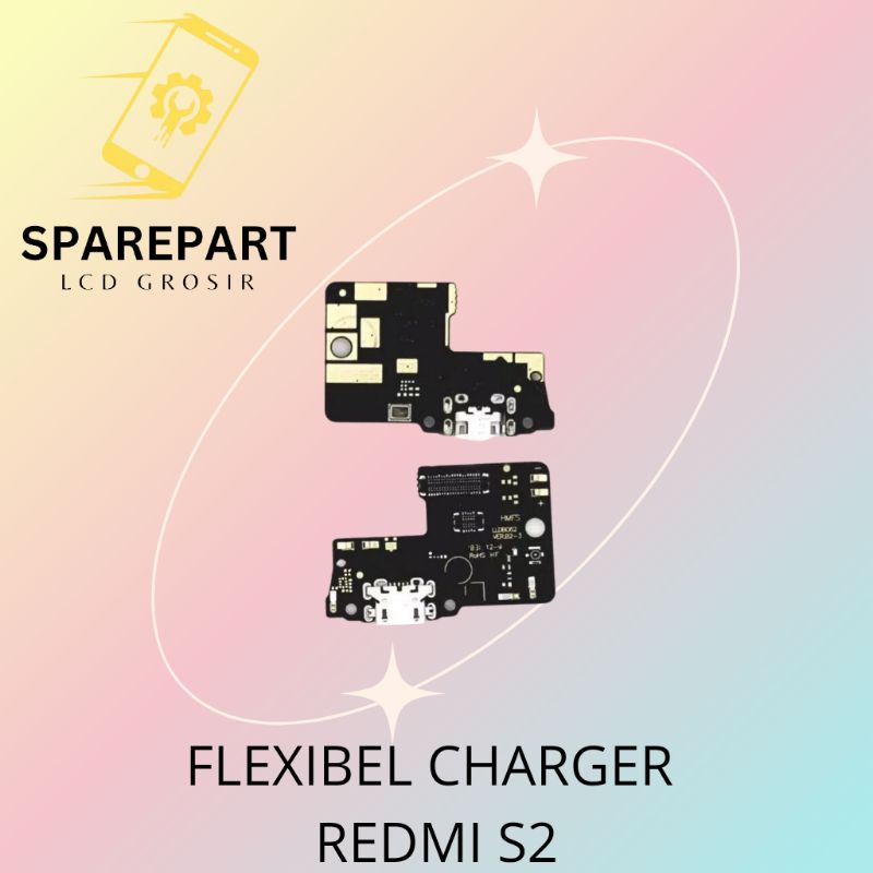 FLEXIBEL CHARGER / KONEKTOR CHARGER XIAOMI REDMI S2 ORIGINAL