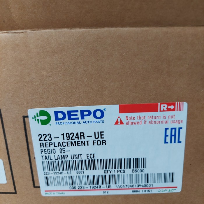 Cod - Kia Pregio Kia Travello Lampu Stop Stoplamp Stop Lamp Sesuai Foto Kode 067