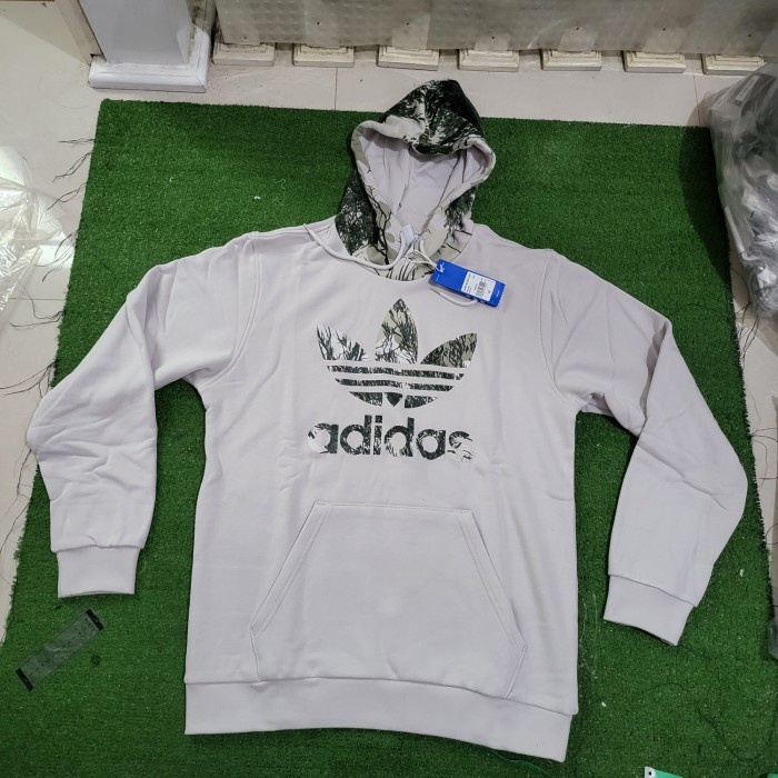 Adidas original camo block hoodie grey bnwt