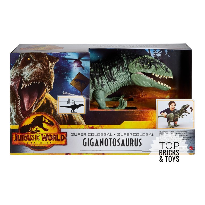 MATTEL, JURASSIC WORLD DOMINION SUPER COLOSSAL GIGANOTOSAURUS