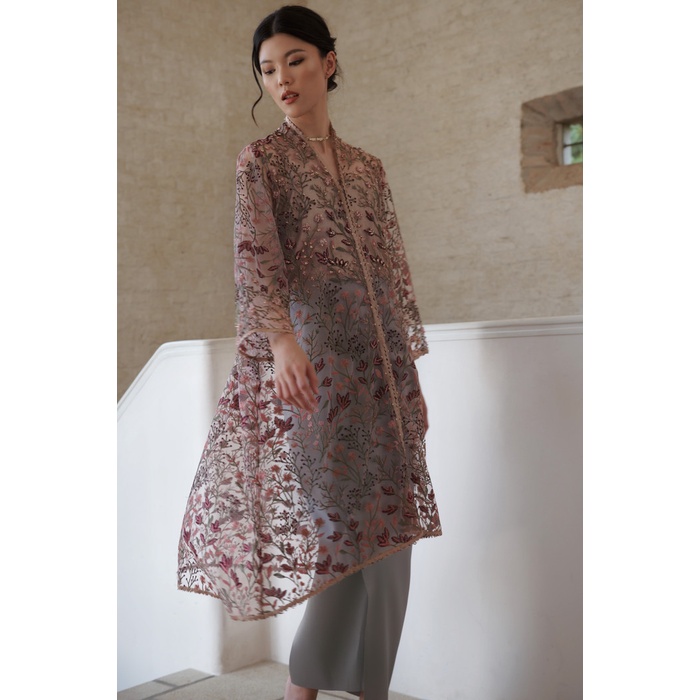 KEMALA EMBROIDERED KEBAYA - Rose Gold