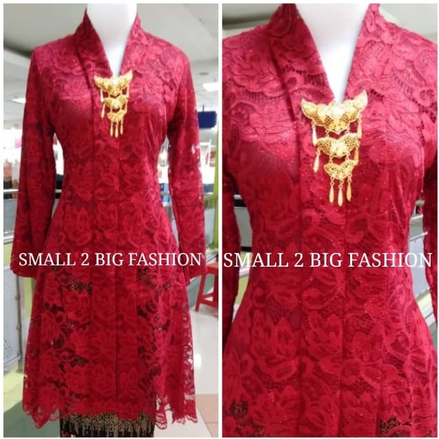 kebaya panjang brukat muslim / kebaya tunik / kebaya brokat muslim