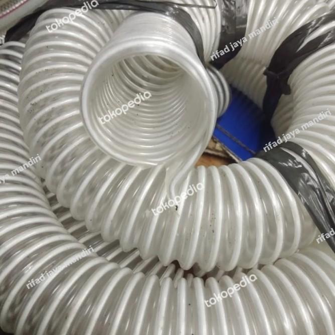 Pu Ducting Hose 2" Inch Selang Flexible Vacum Plastik Flex