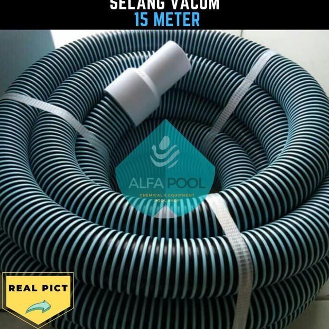 Flexible Vacuum Hose 15 Meter / Selang Vacuum Kolam Renang Panjang 15M