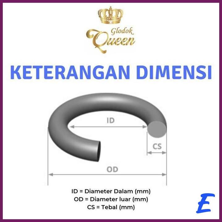 

O-RING ORING STANDARD METRIC NBR70 2X8 CS 2 X ID 8 MM | ENGN