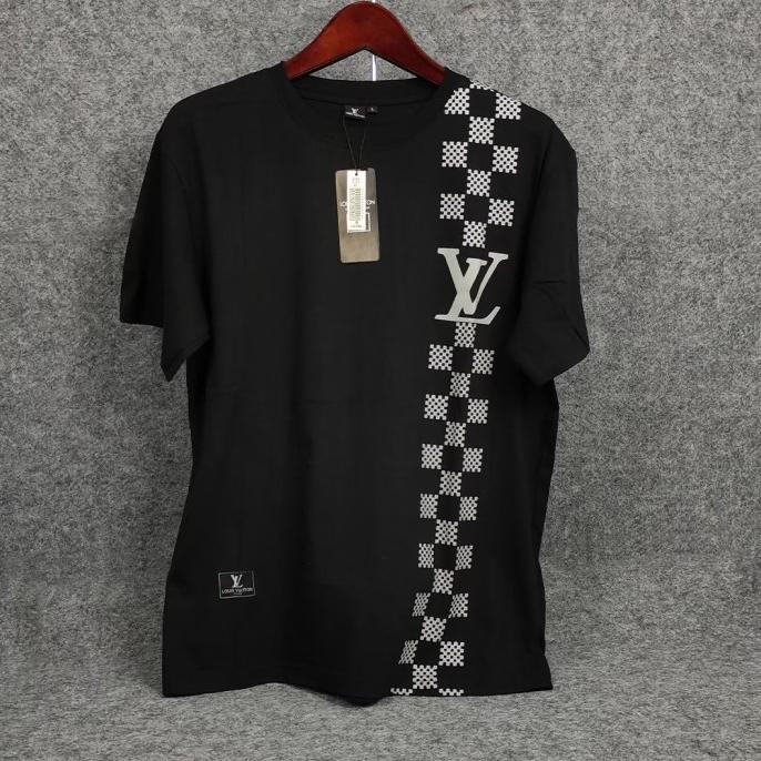 Ready Stock Kaos Tshirt Lv Louis Vuitton Fulltag Pria Wanita, Kaos Distro Branded