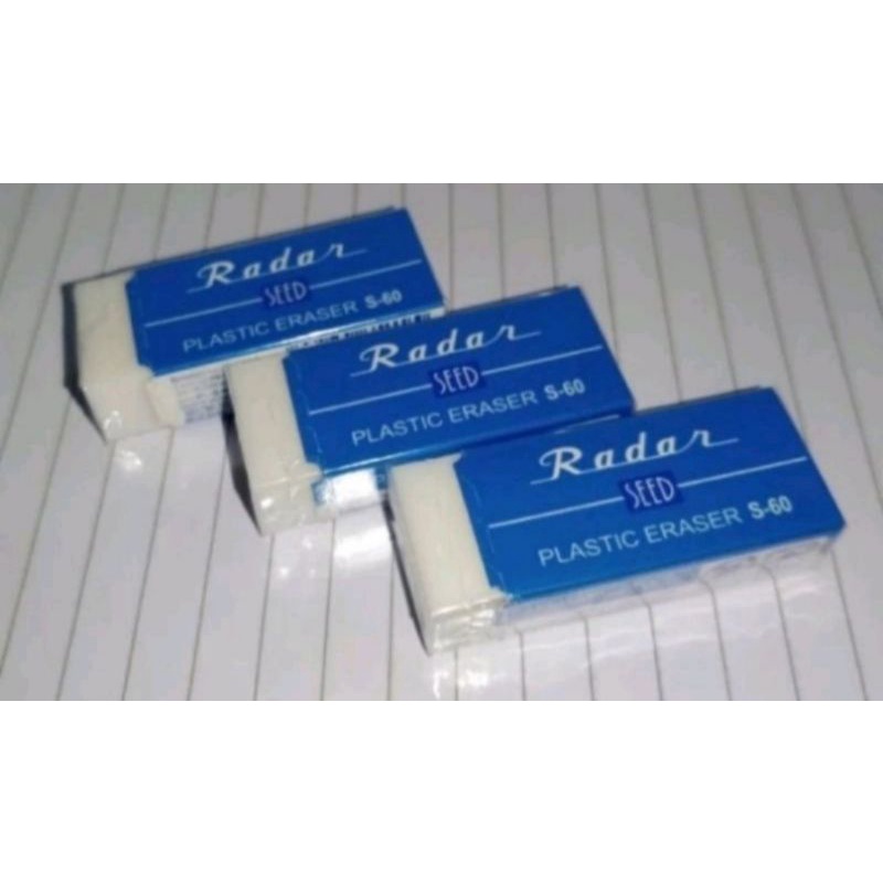

Penghapus pensil radar S-60 Eraser Setip Radar (harga per pcs)