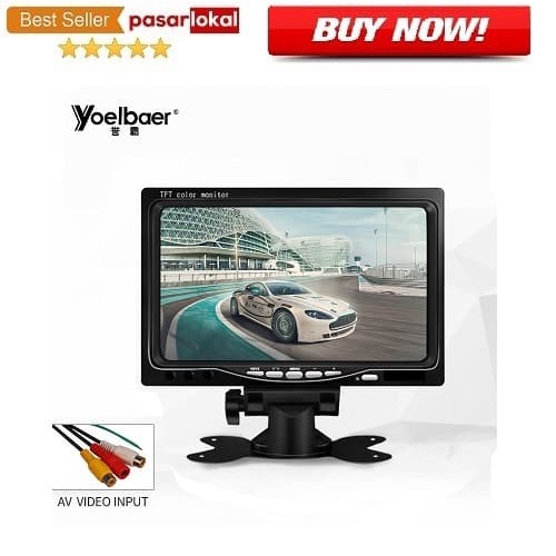 Promo Layar Tv Mobil Yoelbaer Layar Monitor Mobil Tft Lcd 7 Inch
