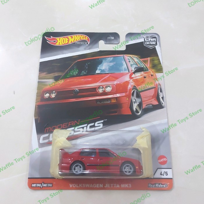 PROMO HOTWHEELS PREMIUM VOLKSWAGEN JETTA MK3 MERAH TERBARU