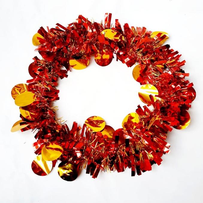 

Terbaik Slinger Natal Imlek Merah Gold Hiasan Pita Parcel Tinsel Murah Grosir Berkualitas