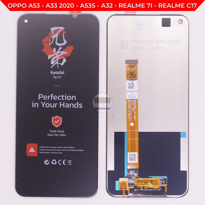 LCD OPPO A53/A33 2020/REALME 7i/REALME C17 FULLSET+TOUCHSCREEN ORI OEM