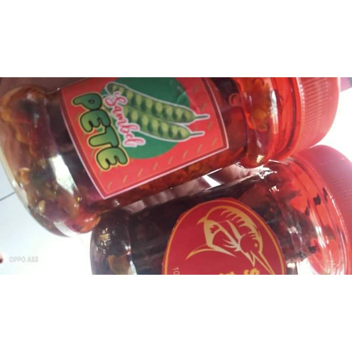 

sambal pete kemasan botol 150 ml