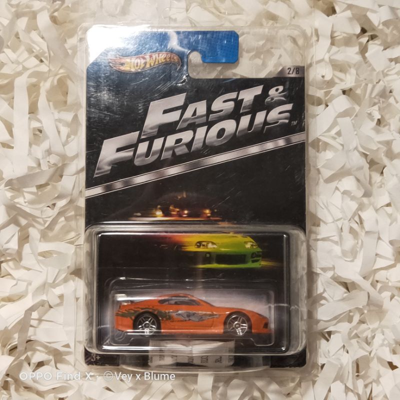 hotwheels toyota supra mk4 orange wing silver variant fast furious hw fnf ff hot wheels omm