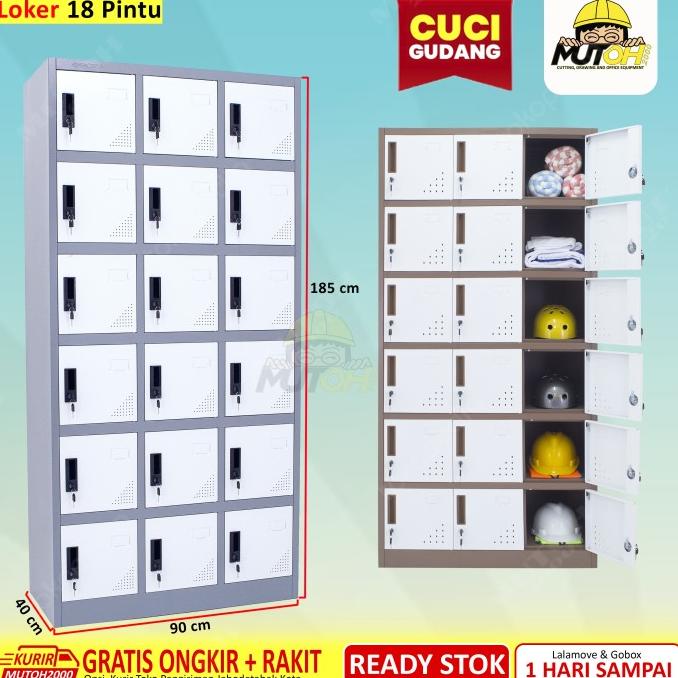 

Terbaik Loker Locker Besi 18 Pintu Full Plat Lc18P Limited Edition